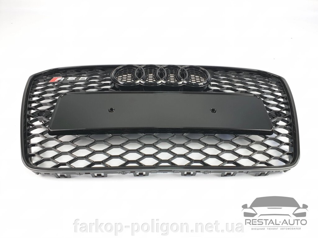 Тюнінг Решітка радіатора Audi A5 2011-2016 рік Чорна (в стилі RS) від компанії Інтернет-магазин тюнінгу «Safety auto group» - фото 1