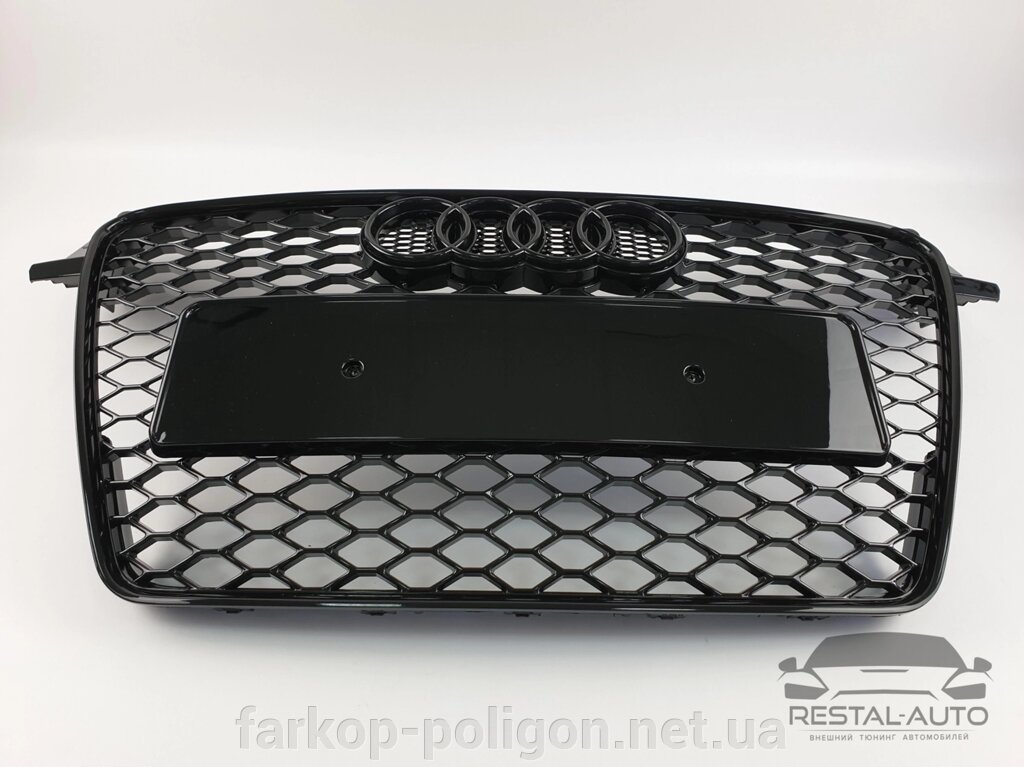 Тюнінг Решітка радіатора Audi TT 2010-2014 рік Чорна (в стилі RS) від компанії Інтернет-магазин тюнінгу «Safety auto group» - фото 1