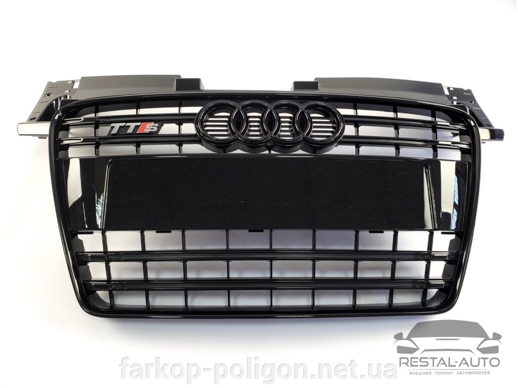 Тюнінг Решітка радіатора Audi TT 2010-2014 рік Чорна (в стилі S-Line) від компанії Інтернет-магазин тюнінгу «Safety auto group» - фото 1