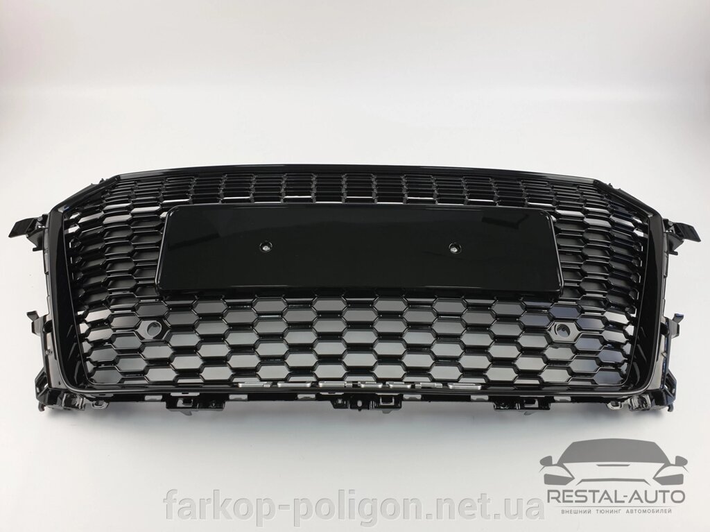 Тюнінг Решітка радіатора Audi TT 2014-2018 рік Чорна (в стилі RS) від компанії Інтернет-магазин тюнінгу «Safety auto group» - фото 1