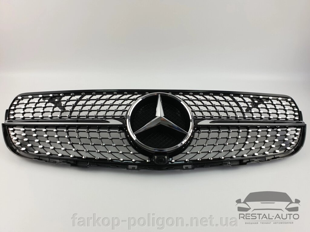 Тюнінг Решітка радіатора Mercedes GLC/GLC Coupe-Class X253/C253 2015-2019 рік (Diamond Black) від компанії Інтернет-магазин тюнінгу «Safety auto group» - фото 1