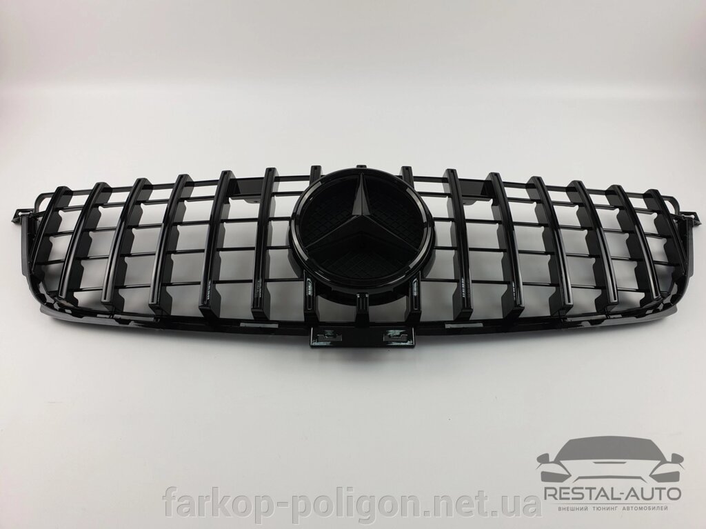 Тюнінг Решітка радіатора Mercedes ML-Class W166 2011-2015 рік (GT All Black) від компанії Інтернет-магазин тюнінгу «Safety auto group» - фото 1