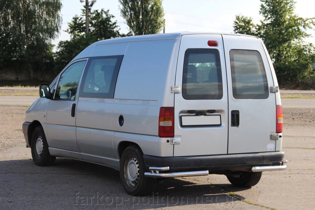 Задні подвійні куточки AK003-double (нерж) Peugeot Expert 1996-2007р. від компанії Інтернет-магазин тюнінгу «Safety auto group» - фото 1