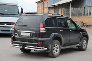 Задні подвійні куточки AK003-1 (2 шт., нерж) Toyota LC 120 Prado