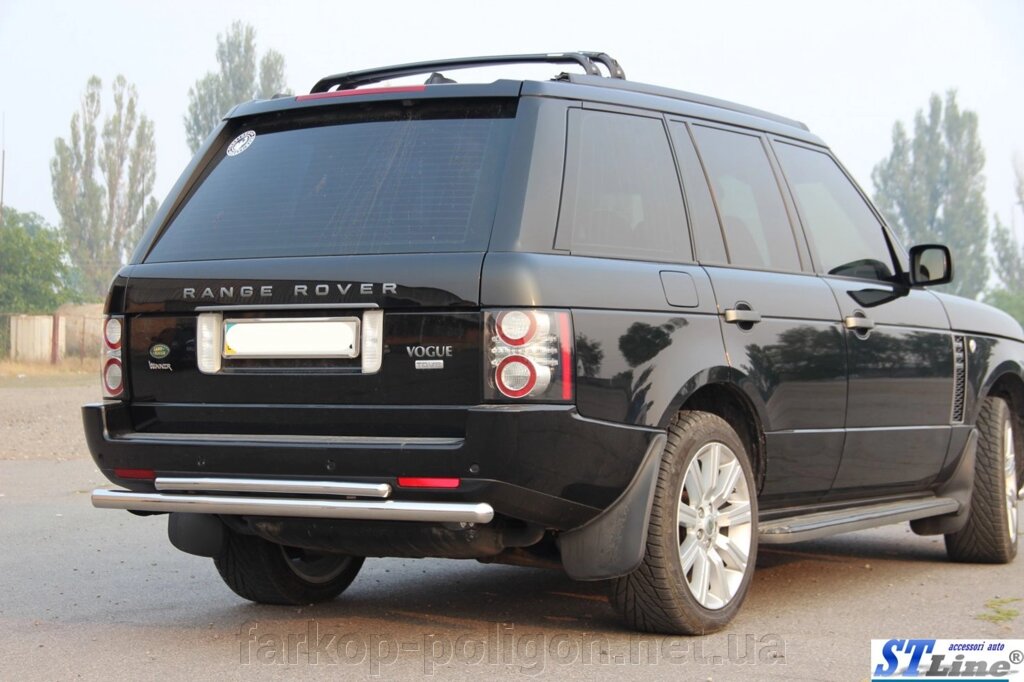 Задня дуга AK002-Double (нерж.) Range Rover III L322 2002-2012рр. від компанії Інтернет-магазин тюнінгу «Safety auto group» - фото 1