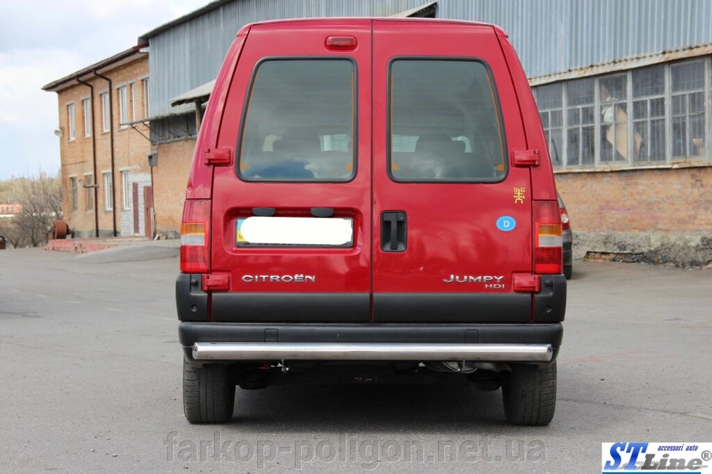 Задня дуга AK002 (нерж) Fiat Scudo 1996-2007. від компанії Інтернет-магазин тюнінгу «Safety auto group» - фото 1