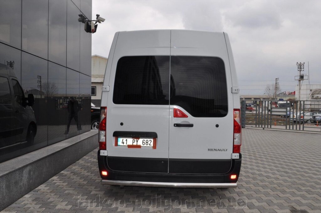 Задня дуга AK002 (нерж.) Nissan NV400 2010р. від компанії Інтернет-магазин тюнінгу «Safety auto group» - фото 1