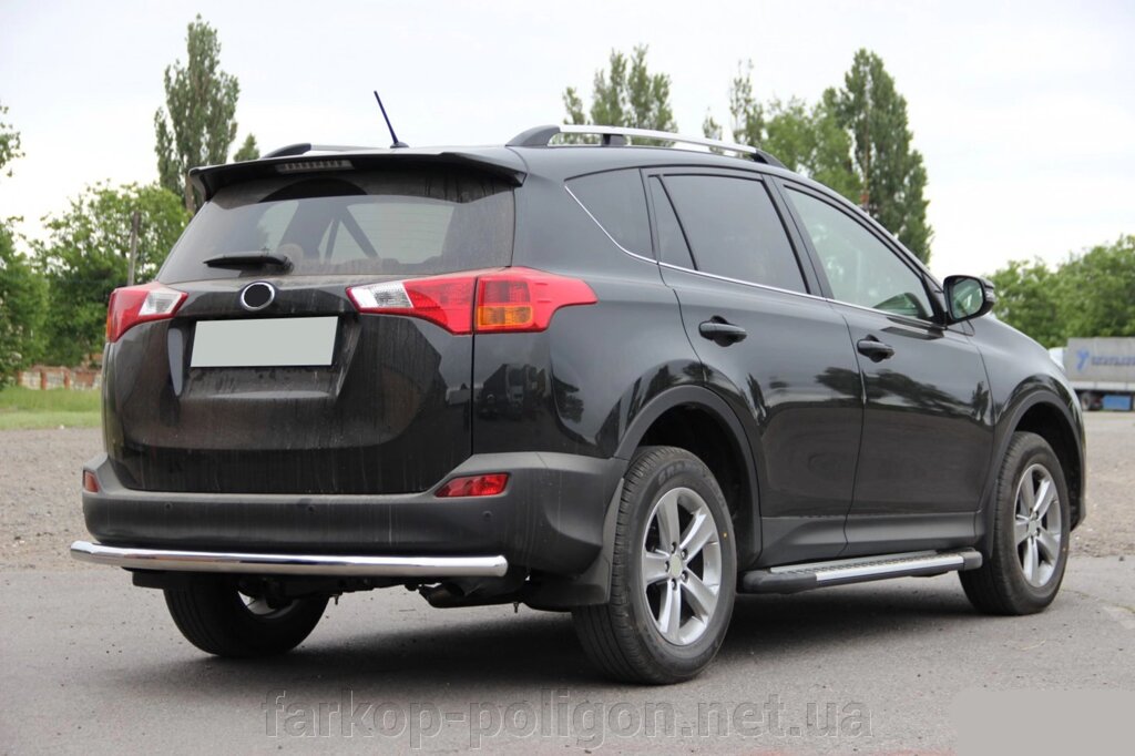 Задня дуга AK002 (нерж) Toyota Rav 4 2013-2018рр. від компанії Інтернет-магазин тюнінгу «Safety auto group» - фото 1