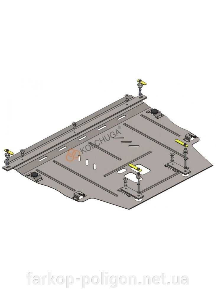 Захист двигуна для авто Ford Kuga 2020-V-1.5i; 1.5D; 2.0D; (TM Kolchuga) Стандарт від компанії Інтернет-магазин тюнінгу «Safety auto group» - фото 1