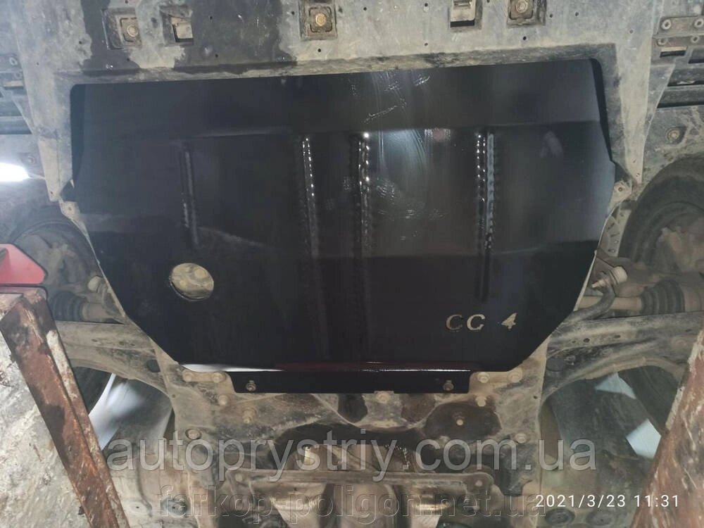 Захист двигуна і радіатора Citroen C4 Grand Picasso (2013---) V-1.6 HDI АКПП від компанії Інтернет-магазин тюнінгу «Safety auto group» - фото 1
