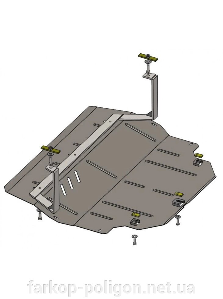 Захист двигуна, КПП для авто Skoda Fabia I 1999-2007 V-все (TM Kolchuga) Стандарт від компанії Інтернет-магазин тюнінгу «Safety auto group» - фото 1