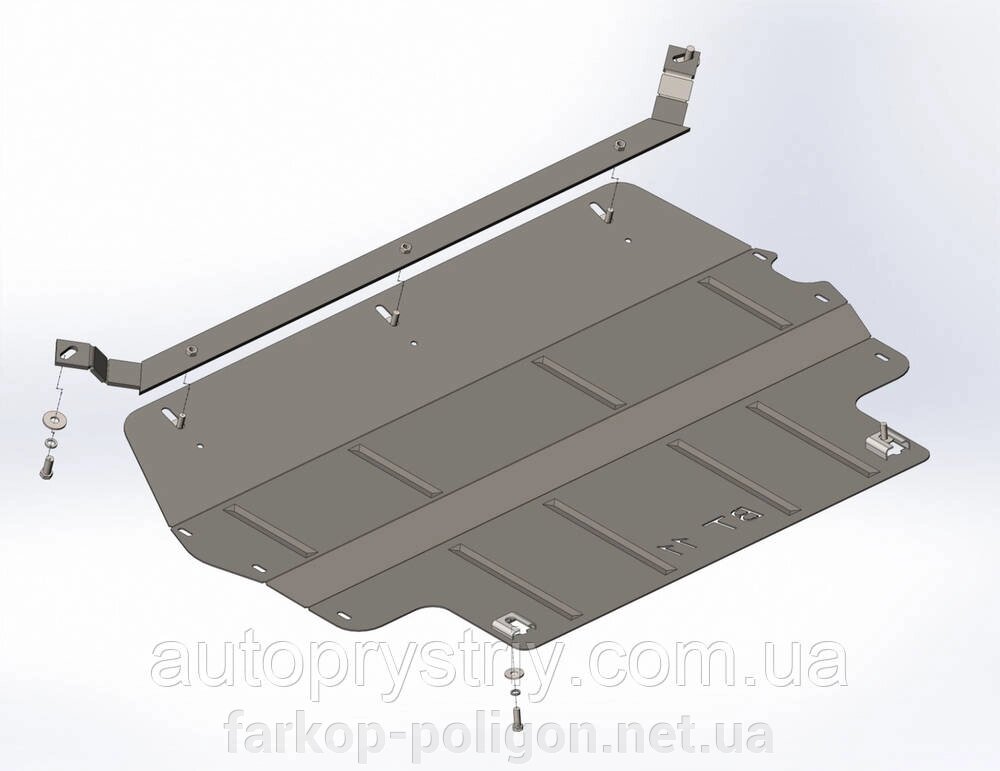 Захист двигуна , КПП і радіатора VolkswagenTiguan I (V-все) (2007-2016) від компанії Інтернет-магазин тюнінгу «Safety auto group» - фото 1