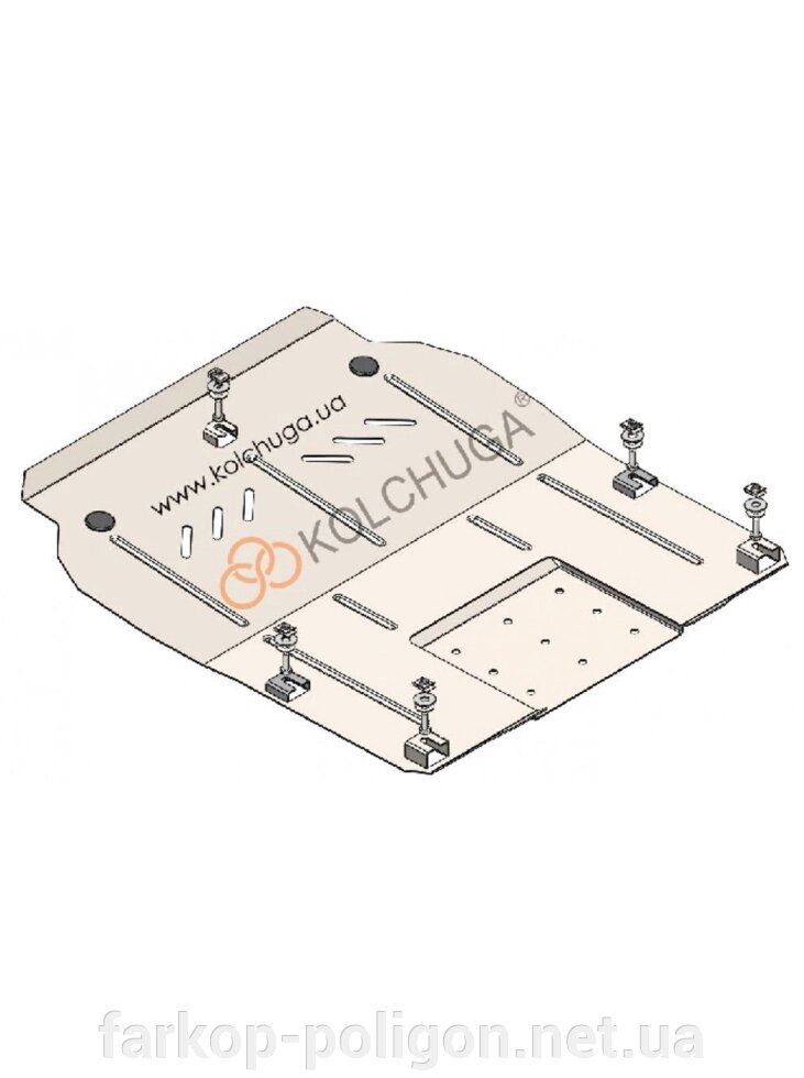 Захист двигуна, КПП Opel Insignia A 2008-2016 V-2,0CDТI (4х4, АКПП) (TM Kolchuga) Стандарт від компанії Інтернет-магазин тюнінгу «Safety auto group» - фото 1