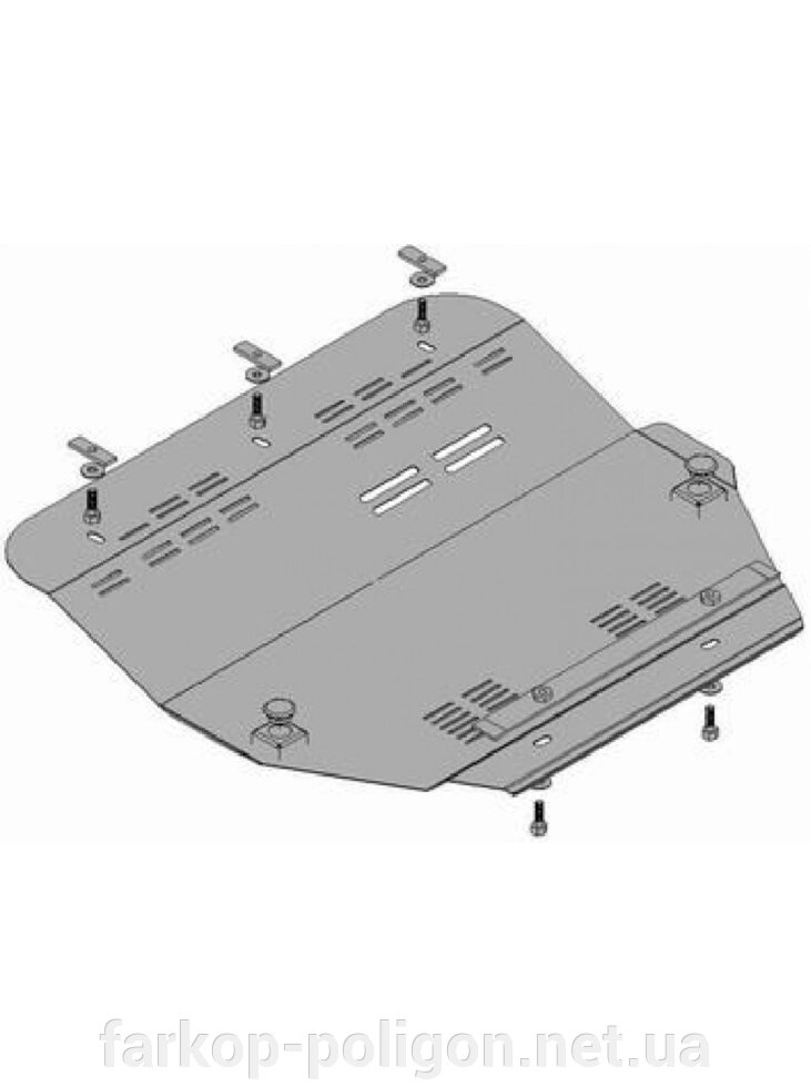 Захист двигуна, КПП, радіатора (частково) для авто Citroen С8 2002-2010 V-2.0 Hdi 109 FAD МКПП (TM Kolchuga) від компанії Інтернет-магазин тюнінгу «Safety auto group» - фото 1