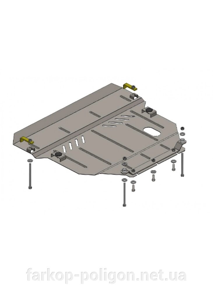 Захист двигуна, КПП, радіатора для авто BYD F6 2011- V 2,0 (TM Kolchuga) Стандарт від компанії Інтернет-магазин тюнінгу «Safety auto group» - фото 1