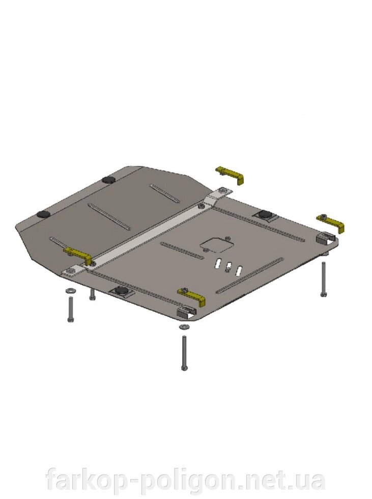 Захист двигуна, КПП, радіатора для авто Chevrolet Orlando 2011- V-все Б (TM Kolchuga) Стандарт від компанії Інтернет-магазин тюнінгу «Safety auto group» - фото 1