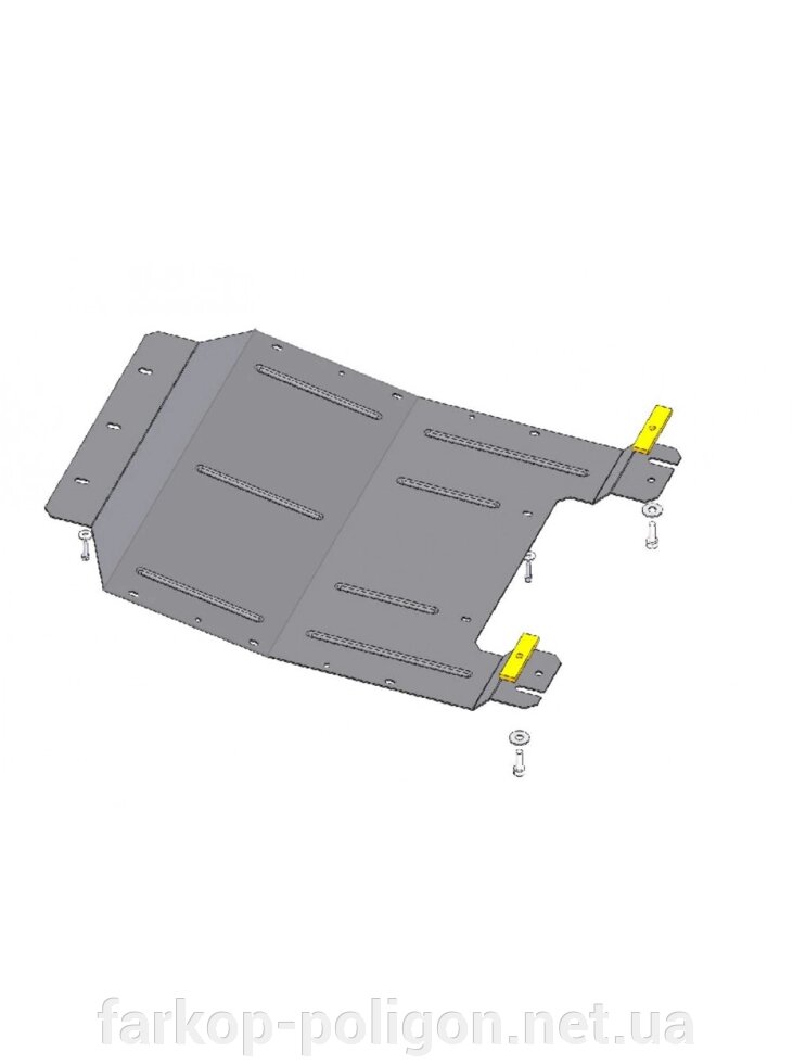 Захист двигуна, КПП, радіатора для авто Fiat Bravo 2007-2012-V-1,4; 1,6 D; (варіатор) (TM Kolchuga) Стандарт від компанії Інтернет-магазин тюнінгу «Safety auto group» - фото 1