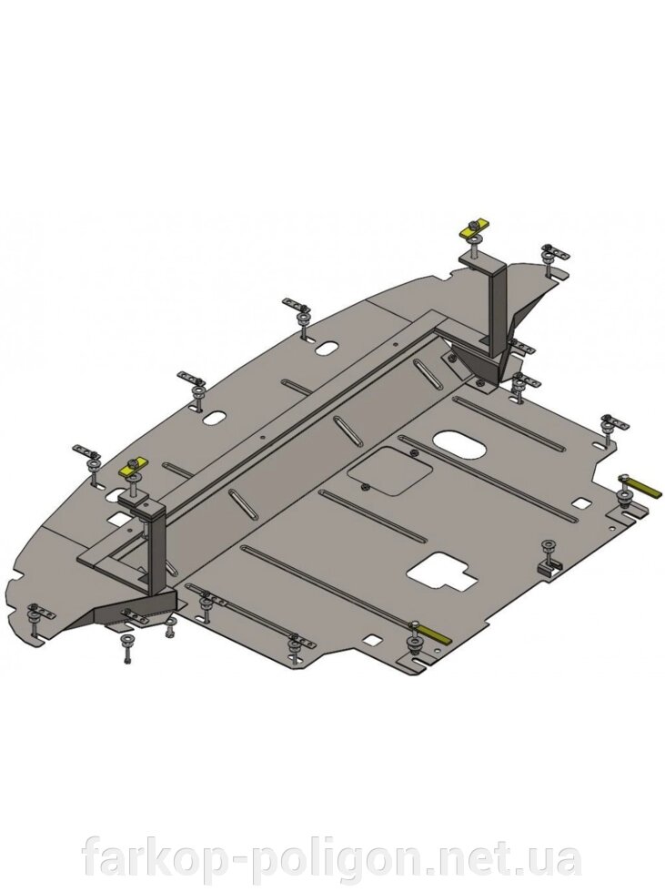 Захист двигуна, КПП, радіатора для авто Hyundai Creta IX25 Cantus 2014-V-1.6MPi (TM Kolchuga) Стандарт від компанії Інтернет-магазин тюнінгу «Safety auto group» - фото 1