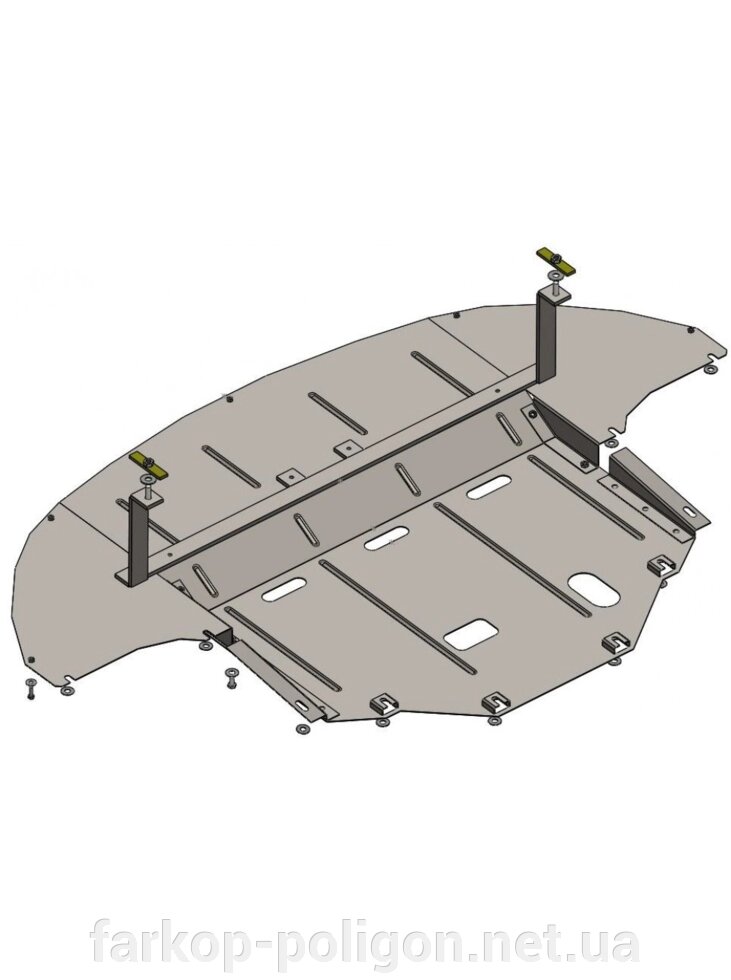 Захист двигуна, КПП, радіатора для авто Kia Optima 2015 - V-все (TM Kolchuga) Стандарт від компанії Інтернет-магазин тюнінгу «Safety auto group» - фото 1