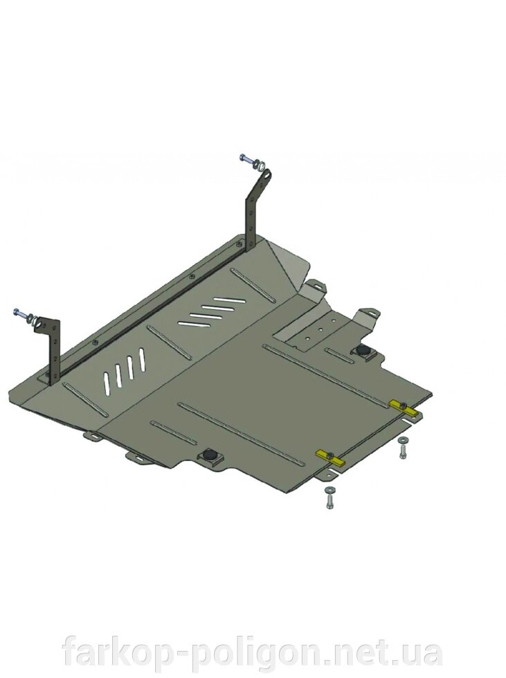 Захист двигуна, КПП, радіатора для авто Mazda 5 2005-2010 V-1.8; 2.0 (АКПП, МКПП) (TM Kolchuga) Стандарт від компанії Інтернет-магазин тюнінгу «Safety auto group» - фото 1