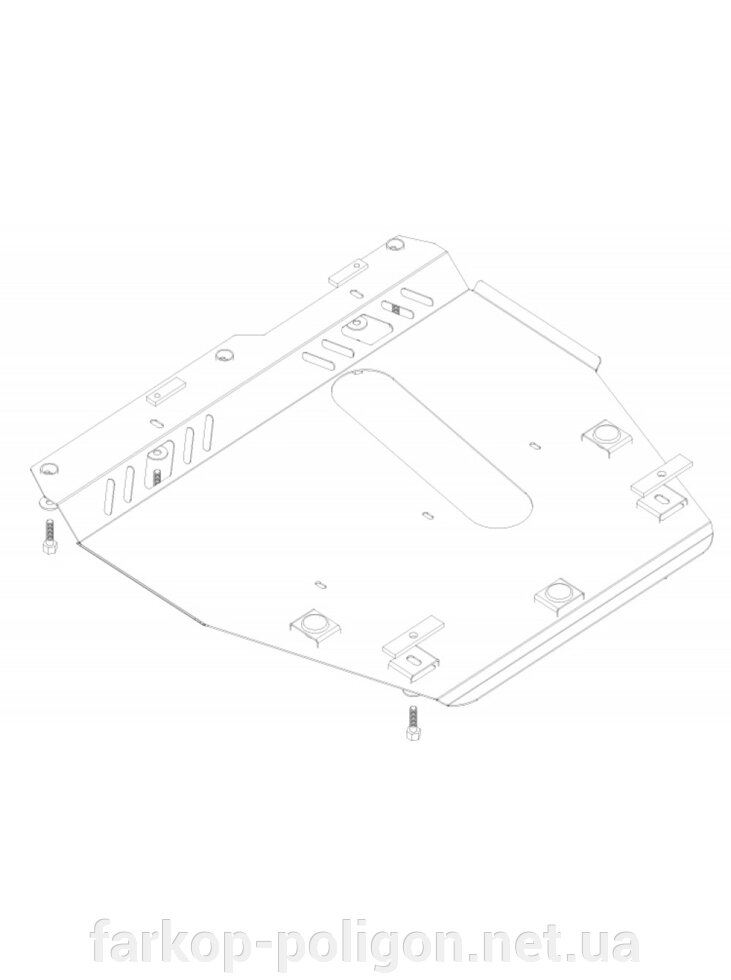 Захист двигуна, КПП, радіатора для авто Nissan Micra 2002-2010 V-1.2; 1,4; (МКПП) (TM Kolchuga) Стандарт від компанії Інтернет-магазин тюнінгу «Safety auto group» - фото 1