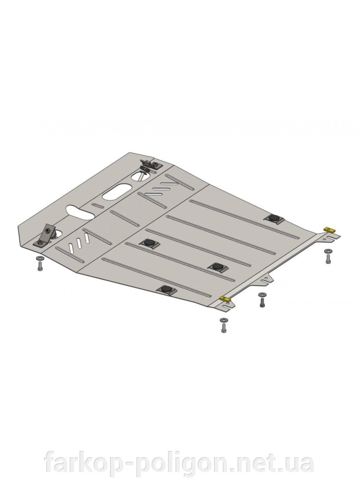 Захист двигуна, КПП, радіатора для авто Peugeot 4008 2012- V-все (TM Kolchuga) Стандарт від компанії Інтернет-магазин тюнінгу «Safety auto group» - фото 1