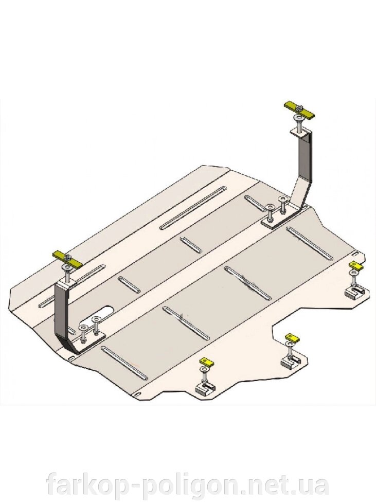 Захист двигуна, КПП, радіатора для авто Skoda Fabia III 2014- V-все (TM Kolchuga) Стандарт від компанії Інтернет-магазин тюнінгу «Safety auto group» - фото 1