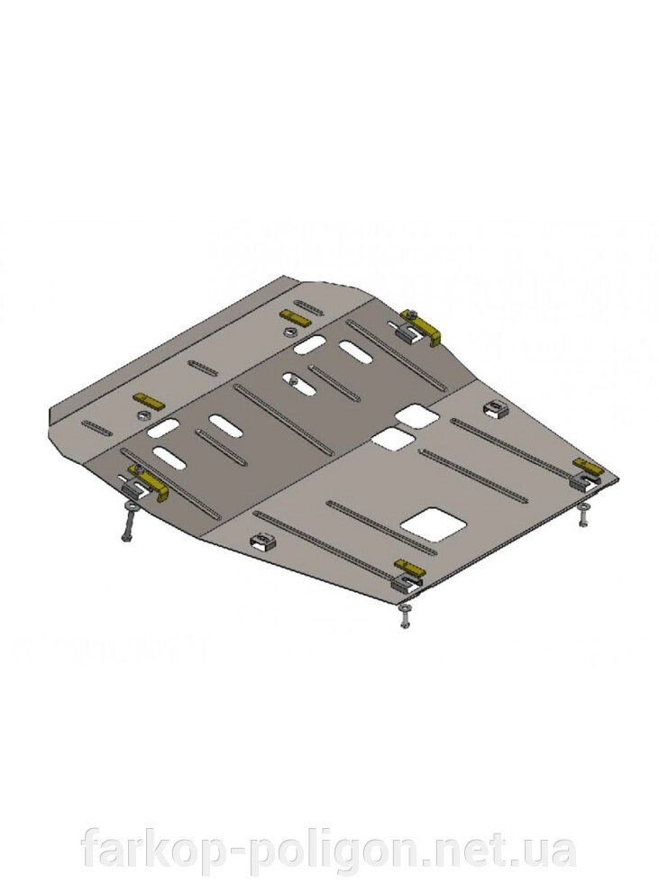Захист двигуна, КПП, радіатора для авто ВАЗ Lada XRAY 2015- V-все (TM Kolchuga) Стандарт від компанії Інтернет-магазин тюнінгу «Safety auto group» - фото 1