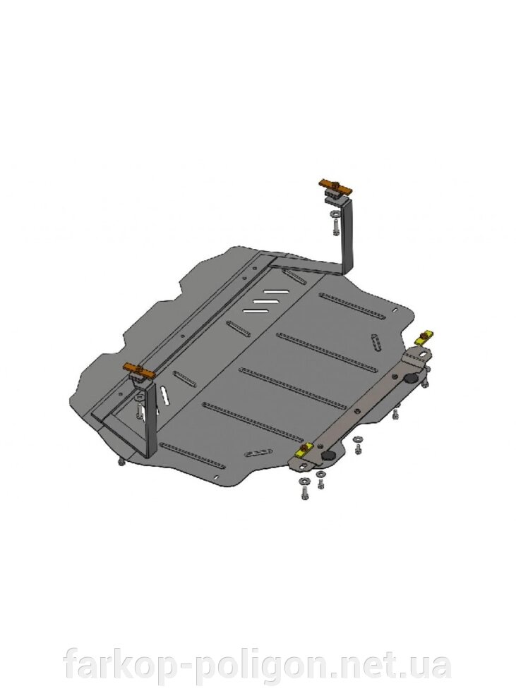 Захист двигуна, КПП, радіатора для авто Volkswagen Touran 2003-2015 V-все (МКПП, АКПП) ( TM Kolchuga ) від компанії Інтернет-магазин тюнінгу «Safety auto group» - фото 1