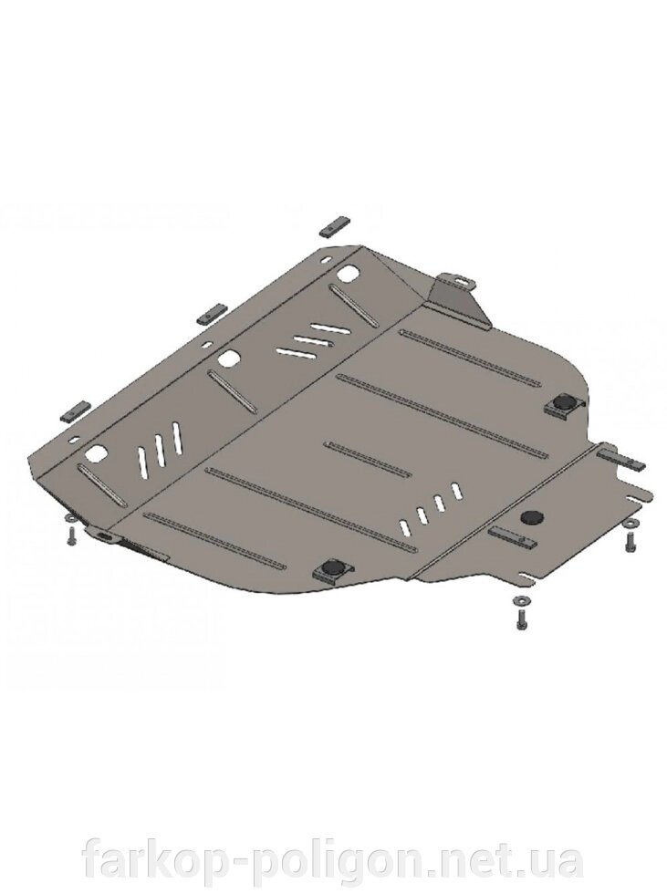 Захист двигуна, КПП, радіатора для авто Volvo S40 2004-2012-1.6; 1.8; 2.0; 2.4; 2.5; 1.6D; 2.0D; 2.4D; (TM Kolchuga від компанії Інтернет-магазин тюнінгу «Safety auto group» - фото 1