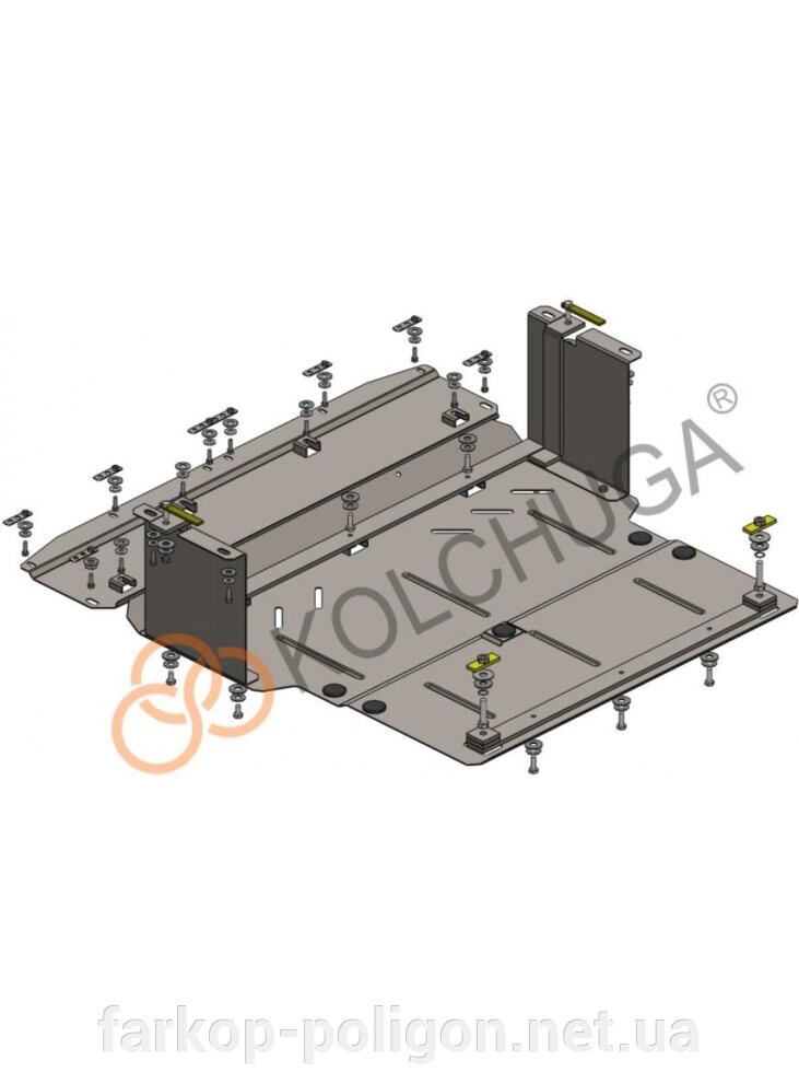 Захист двигуна, радіатора, КПП для авто Jac S2 2015-V-1,5і (TM Kolchuga) Стандарт від компанії Інтернет-магазин тюнінгу «Safety auto group» - фото 1