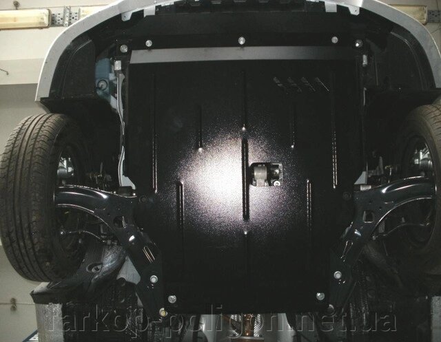 Захист двигуна та радіатора на БМВ Х6 Е71 (BMW X6 E71) 2008-2014 р (металева) від компанії Інтернет-магазин тюнінгу «Safety auto group» - фото 1