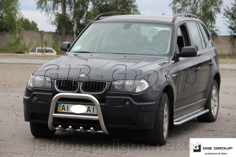 Захист переднього бампера - Кенгурятник BMW X3 (04-06) від компанії Інтернет-магазин тюнінгу «Safety auto group» - фото 1