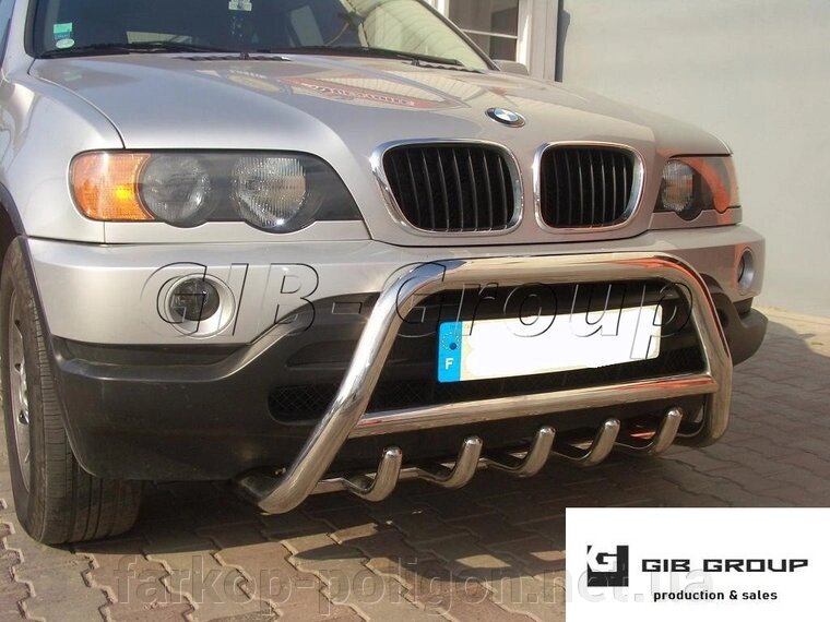 Захист переднього бампера - Кенгурятник BMW X5 (00-06) від компанії Інтернет-магазин тюнінгу «Safety auto group» - фото 1