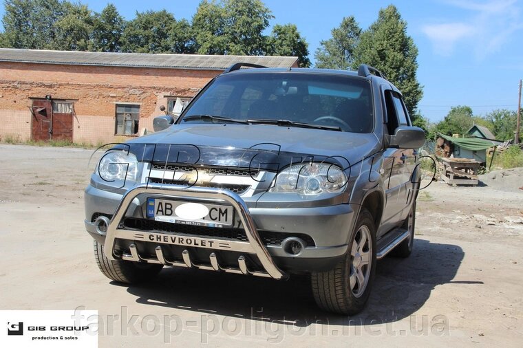 Захист переднього бампера - Кенгурятник Chevrolet Niva (2010+) від компанії Інтернет-магазин тюнінгу «Safety auto group» - фото 1