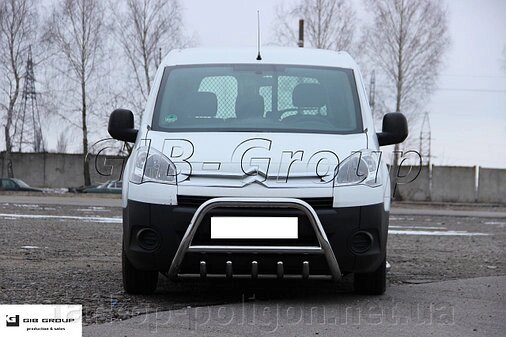 Захист переднього бампера - Кенгурятник Citroen Berlingo (08+) від компанії Інтернет-магазин тюнінгу «Safety auto group» - фото 1