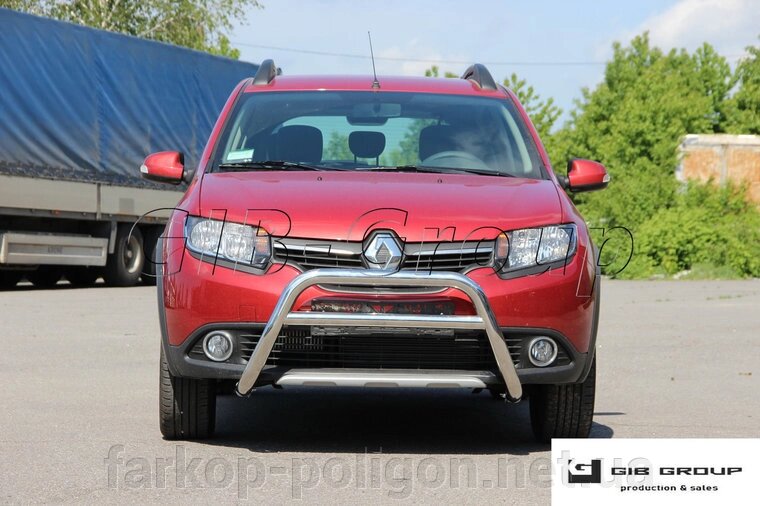 Захист переднього бампера - Кенгурятник Dacia Sandero Stapway (13+) від компанії Інтернет-магазин тюнінгу «Safety auto group» - фото 1