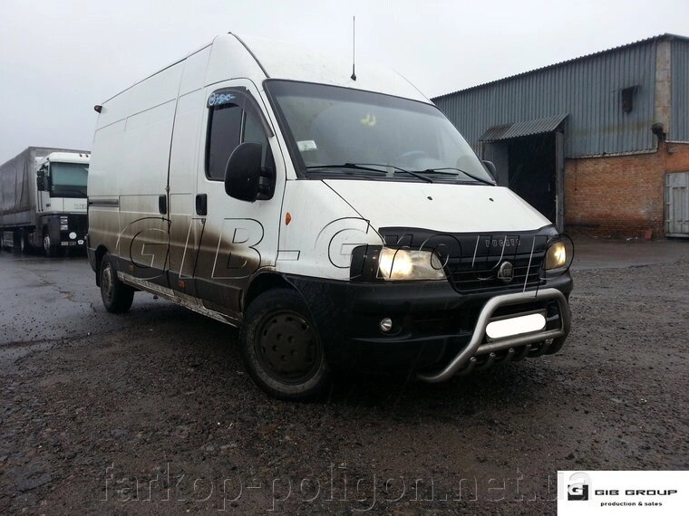 Захист переднього бампера - Кенгурятник Fiat Ducato (94-06) від компанії Інтернет-магазин тюнінгу «Safety auto group» - фото 1