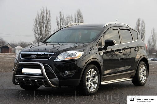 Захист переднього бампера - Кенгурятник Ford Kuga (08-12) від компанії Інтернет-магазин тюнінгу «Safety auto group» - фото 1