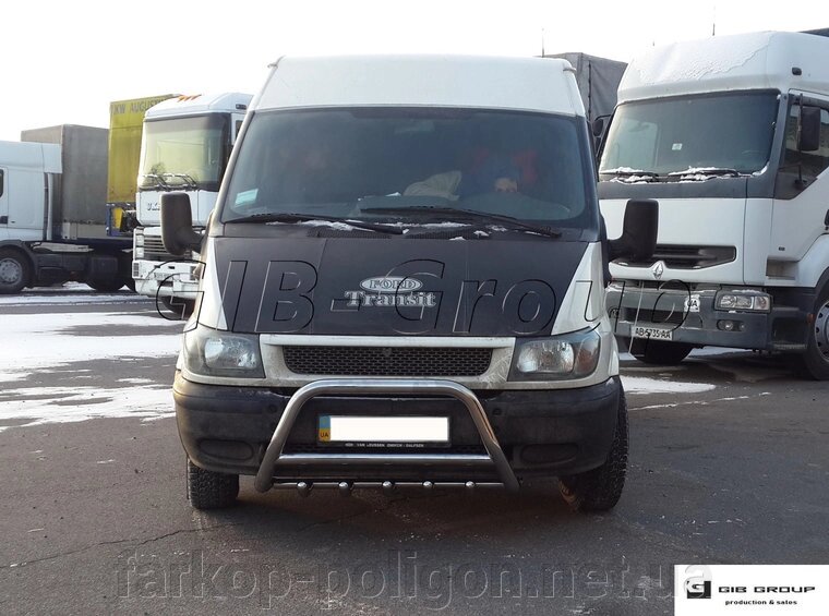 Захист переднього бампера - Кенгурятник Ford Transit (00-06) від компанії Інтернет-магазин тюнінгу «Safety auto group» - фото 1