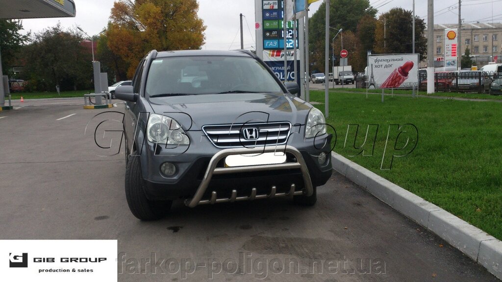 Захист переднього бампера - Кенгурятник Honda CRV (01-06) від компанії Інтернет-магазин тюнінгу «Safety auto group» - фото 1