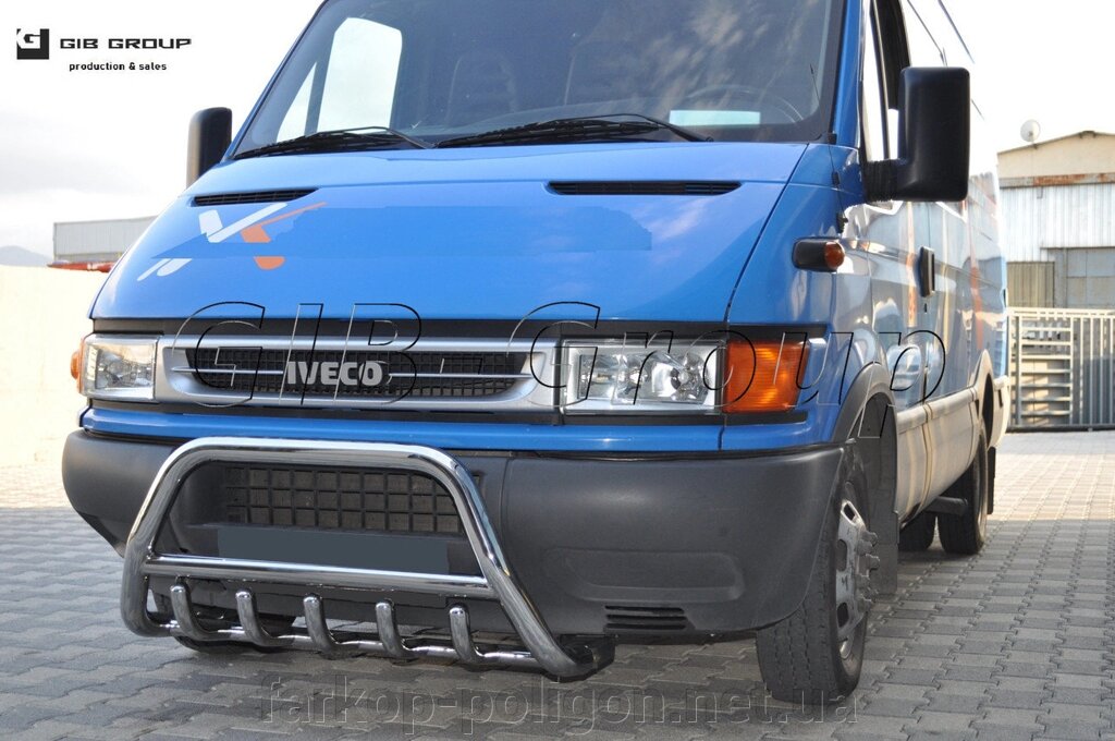 Захист переднього бампера - Кенгурятник Iveco Daily (98-07) від компанії Інтернет-магазин тюнінгу «Safety auto group» - фото 1