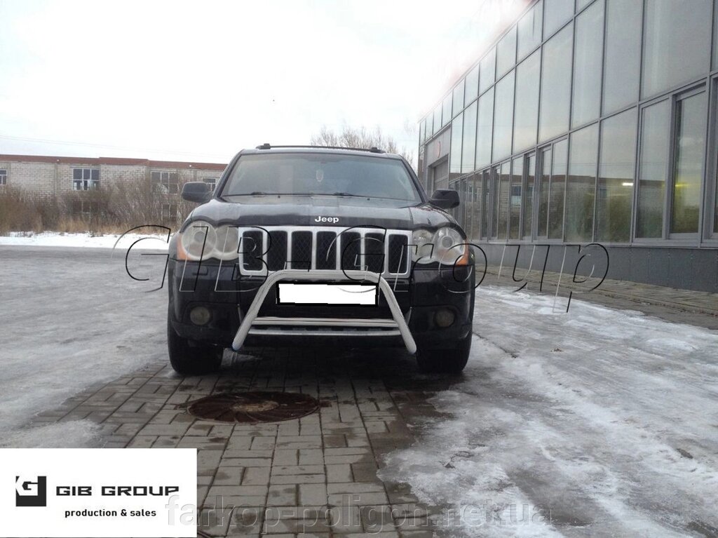 Захист переднього бампера - Кенгурятник Jeep Grand Cherokee (05-07) від компанії Інтернет-магазин тюнінгу «Safety auto group» - фото 1