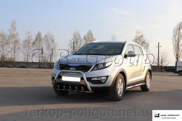 Захист переднього бампера - Кенгурятник KIA Sportage (10-15) від компанії Інтернет-магазин тюнінгу «Safety auto group» - фото 1