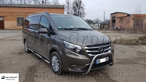 Захист переднього бампера - Кенгурятник Mercedes - Benz Vito (14+) від компанії Інтернет-магазин тюнінгу «Safety auto group» - фото 1