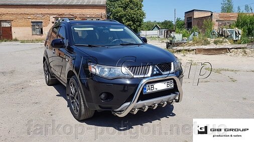 Захист переднього бампера - Кенгурятник Mitsubishi Outlander (06-10) від компанії Інтернет-магазин тюнінгу «Safety auto group» - фото 1