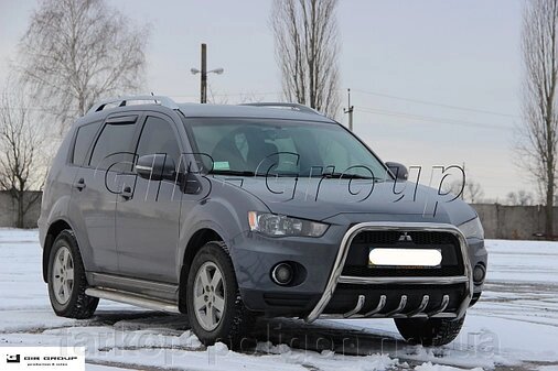 Захист переднього бампера - Кенгурятник Mitsubishi Outlander (10-12) від компанії Інтернет-магазин тюнінгу «Safety auto group» - фото 1