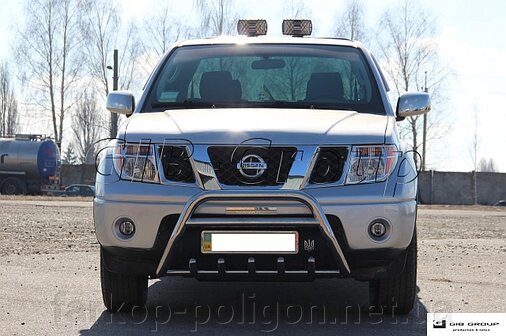 Захист переднього бампера - Кенгурятник Nissan Navara (2005-2014) від компанії Інтернет-магазин тюнінгу «Safety auto group» - фото 1