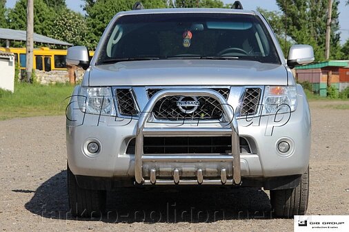 Захист переднього бампера - Кенгурятник Nissan Pathfinder (2006-2013) від компанії Інтернет-магазин тюнінгу «Safety auto group» - фото 1