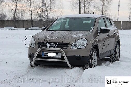 Захист переднього бампера - Кенгурятник Nissan Qashqai J 10 (2006-2010) від компанії Інтернет-магазин тюнінгу «Safety auto group» - фото 1